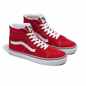 Red high top vans